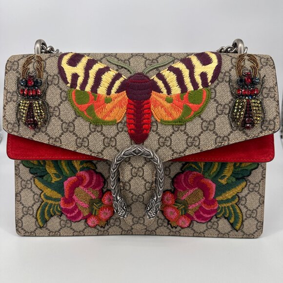 Gucci Dionysus GG Medium Moth Beetle Shoulder Bag - Picture 1 of 5